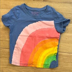 Primark Kids Rainbow T-Shirt - Blue and Multicolor